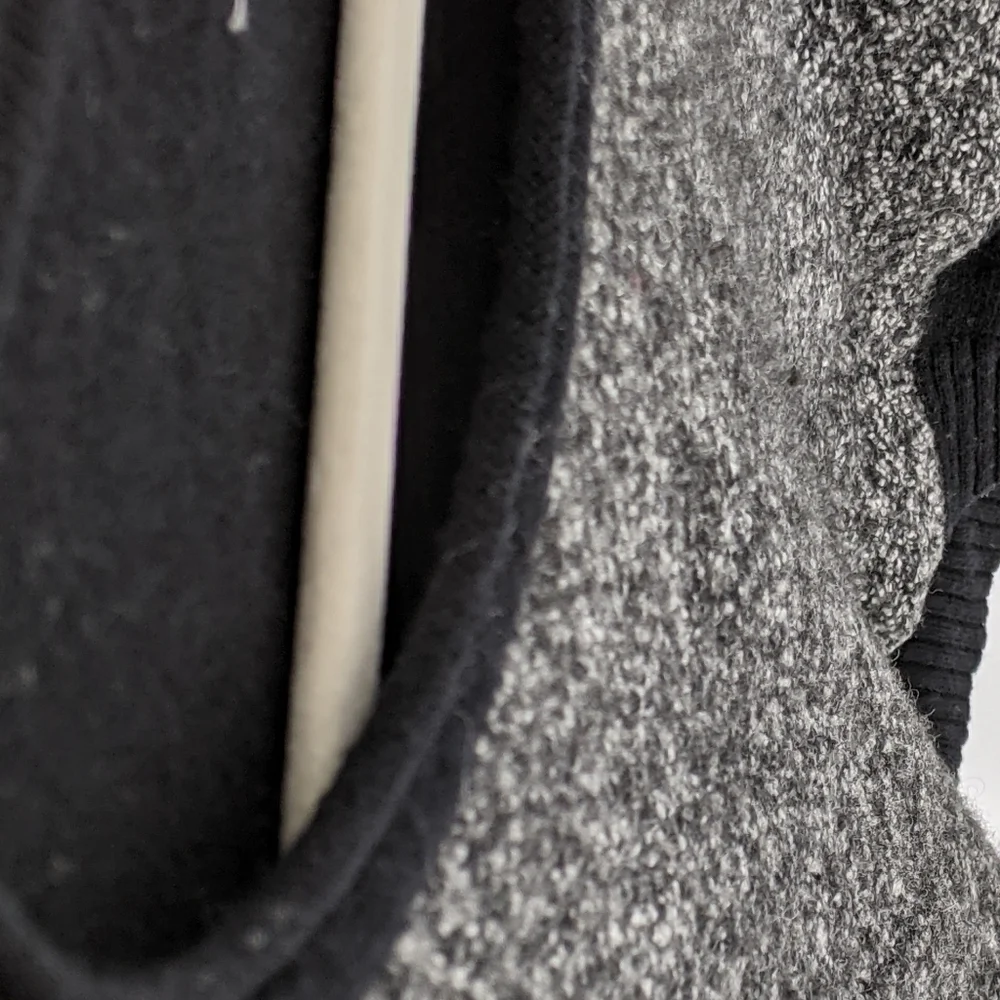 Athleta Wool Blend Knit Pullover Brindle Sweater Marled Long Sleeve Thumb Holes - Picture 14 of 14